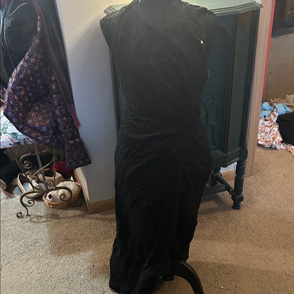 Nine Britton Black Backless Dress